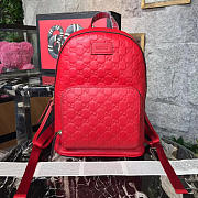 GUCCI GG LEATHER BACKPACK 08 - 1
