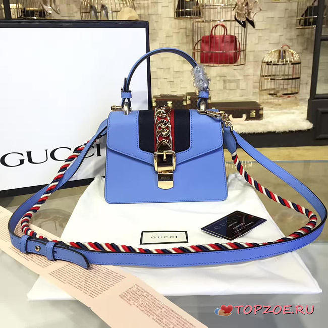 GUCCI SYLVIE LEATHER BAG Z2353 - 1
