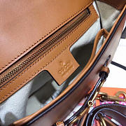 GUCCI LADY WEB BAG DARK BROWN - 3