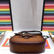 GUCCI LADY WEB BAG DARK BROWN - 2