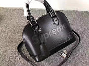 LOUIS VUITTON SUPREME DOMED SATCHEL BLACK M40301 - 5
