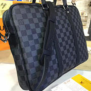 LV Porte-Documents Voyage Briefcase Damier Graphite 41CM - 3