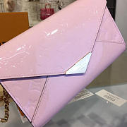   LOUIS VUITTON MONOGRAM VERNIS MIRA CHAIN WALLET - 6