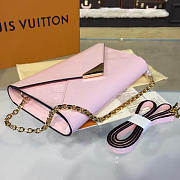   LOUIS VUITTON MONOGRAM VERNIS MIRA CHAIN WALLET - 5