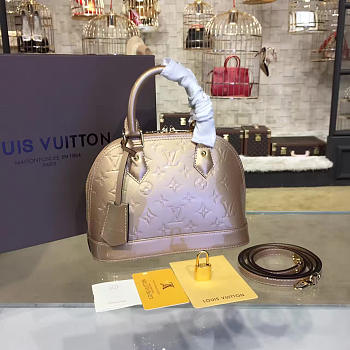 LOUIS VUITTON ALMA BB MONOGRAM VERNIS LEATHER 3540