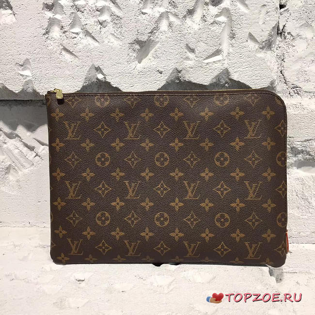 LV CLUTCH BAG MONOGRAM 32CM - 1