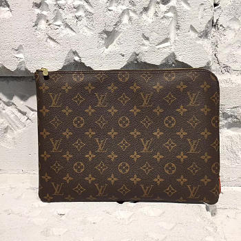 LV CLUTCH BAG MONOGRAM 32CM