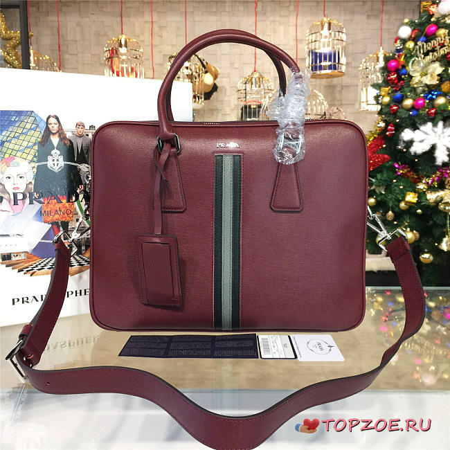 CohotBag prada leather briefcase 4217 - 1
