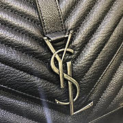YSL MONOGRAM COLLEGE LARGE BLACK 5097 - 6