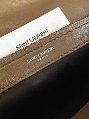 YSL ENVELOP SATCHEL BROWN 5123 - 3
