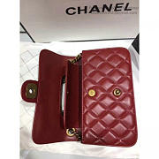CHANEL QUILTED CALFSKIN PERFECT EDGE BAG RED GOLD A14041 VS 09015 - 3
