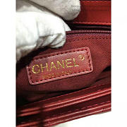CHANEL QUILTED CALFSKIN PERFECT EDGE BAG RED GOLD A14041 VS 09015 - 2