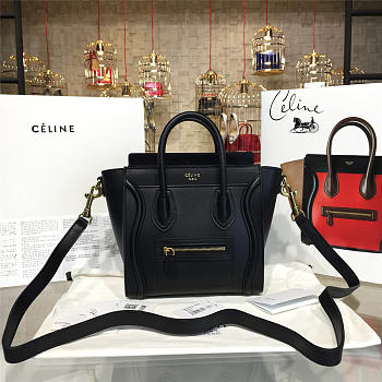 CELINE NANO LEATHER SHOULDER BAG Z1028