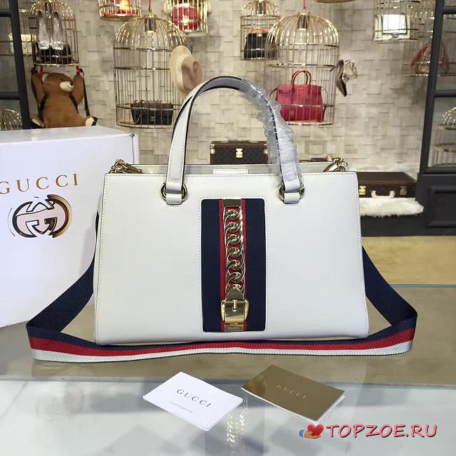 GUCCI SYLVIE LEATHER BAG Z2358 - 1