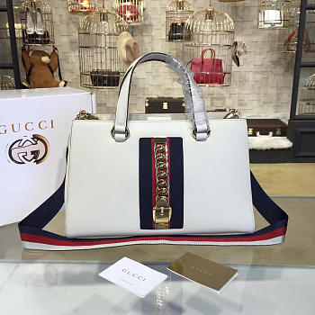 GUCCI SYLVIE LEATHER BAG Z2358