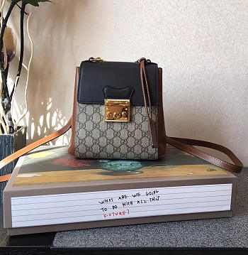GUCCI PADLOCK GG SUPREME BACKPACK