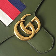 GUCCI MARMONT SHOULDER BAG DARK GREEN 2637 - 5