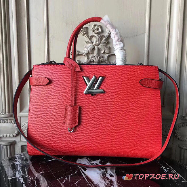 LOUIS VUITTON TWIST TOTE RED - 1