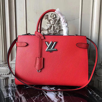 LOUIS VUITTON TWIST TOTE RED
