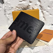 LOUIS VUITTON SUPREME POCKET WALLET NOIR - 5