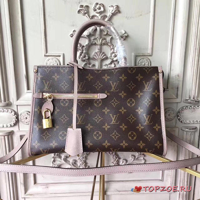 LOUIS VUITTON POPINCOURT MM BAG PINK - 1