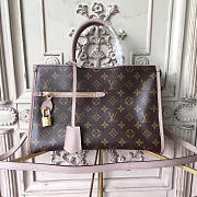LOUIS VUITTON POPINCOURT MM BAG PINK - 1
