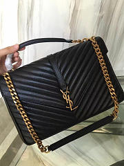 YSL MONOGRAM COLLEGE BLACK GOLD 5104 - 2