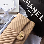CHANEL CLASSIC HANDBAG BEIGE - 2