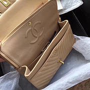 CHANEL CLASSIC HANDBAG BEIGE - 3