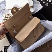 CHANEL CLASSIC HANDBAG BEIGE - 6