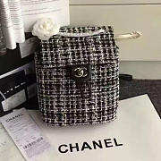 CHANEL TWEED CANVAS MINI BACKPACK 21CM - 1