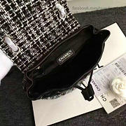 CHANEL TWEED CANVAS MINI BACKPACK 21CM - 3