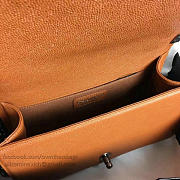 CHANEL CAVIAR GRAINED CALFSKIN BOY BAG WITH TOP HANDLE ORANGE A14041 VS 06715 - 4