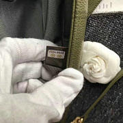 CHANEL QUILTED CAVIAR BOY BAG WITH TOP HANDLE GREEN 180302 VS 09524 - 2