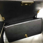 CHANEL SNAKE EMBOSSED BOY BAG WITH TOP HANDLE BLACK GOLD A14041 VS 02449 - 4