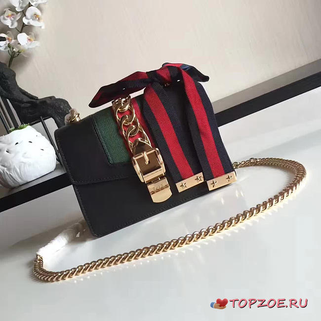 GUCCI SYLVIE LEATHER BAG Z2352 - 1