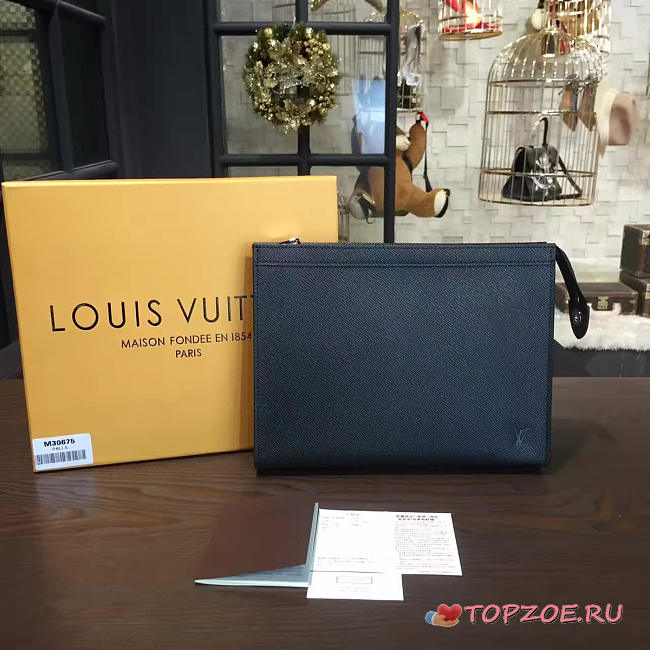 LV Toiletry Pouch BLACK 19CM - 1