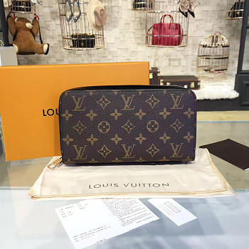LOUIS VUITTON ZIPPY BROWN 42616