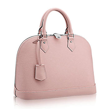 LOUIS VUITTON LEATHER ALMA PM ROSE BALLERINE M41323