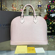 LOUIS VUITTON LEATHER ALMA PM ROSE BALLERINE M41323 - 4
