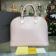 LOUIS VUITTON LEATHER ALMA PM ROSE BALLERINE M41323 - 2