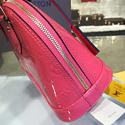 LOUIS VUITTON ALMA BB HORNSKIN PINK MONOGRAM VERNIS LEATHER 3556 - 3