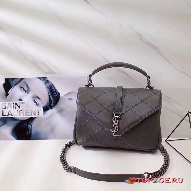 ysl monogram college gray CohotBag 4774 - 1