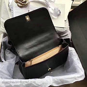 CHANEL CAVIAR QUILTED LAMBSKIN FLAP BAG WITH TOP HANDLE BLACK A93752 VS 02984 - 4