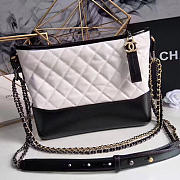 CHANEL GABRIELLE LARGE HOBO BAG WHITE 28CM - 1