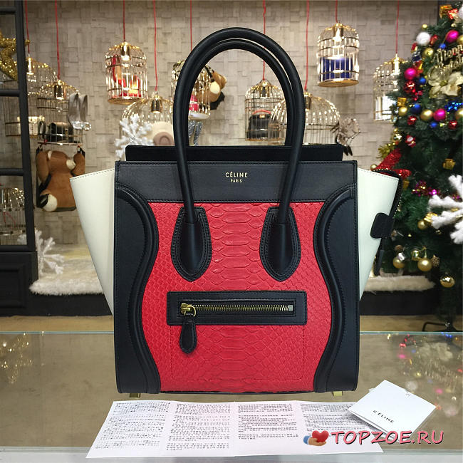 CohotBag celine leather micro luggage z1069 - 1
