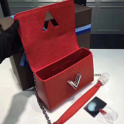 LOUIS VUITTON TWIST RED MM - 5