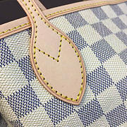 LV Damier Azur Neo Neverfull MM Rose Ballerine 32CM - 6