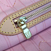 LV Damier Azur Neo Neverfull MM Rose Ballerine 32CM - 3