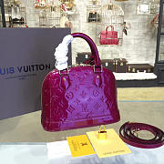 LOUIS VUITTON ALMA BB MONOGRAM VERNIS LEATHER M50565 - 4